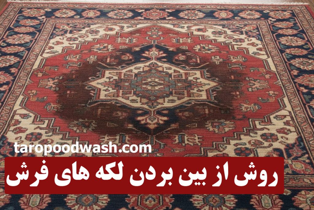 قالیشویی تاروپود از بین بردن لکه ها از روی فرش